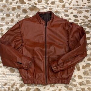 THRIFTED IN SPAIN VINTAGE LEATHER JACKET